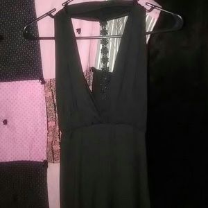 Little black halter dress